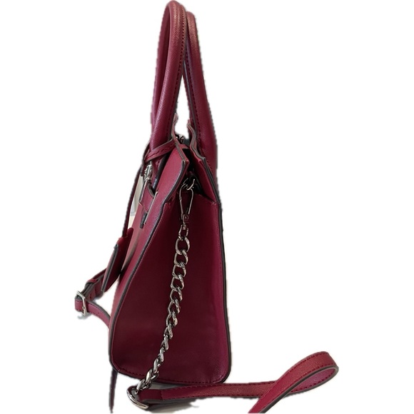 Nine West Red Satchel - Picture 3 of 7